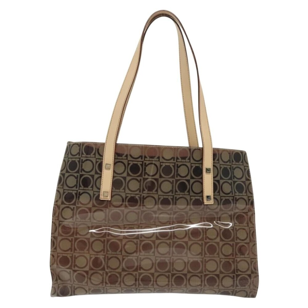 Salvatore Ferragamo Gancini Tote Vinyl